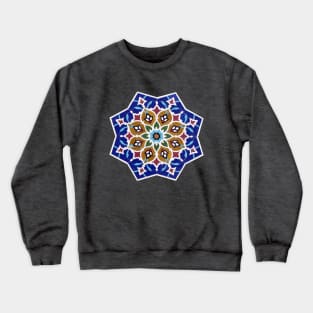 Persian Beautiful Mosaic Art Design Crewneck Sweatshirt